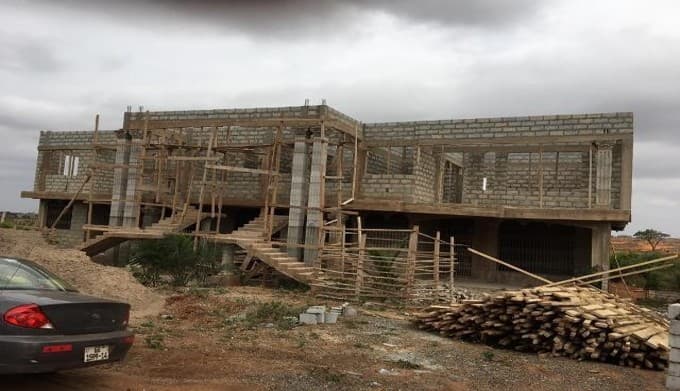 Institutional buildings under construction